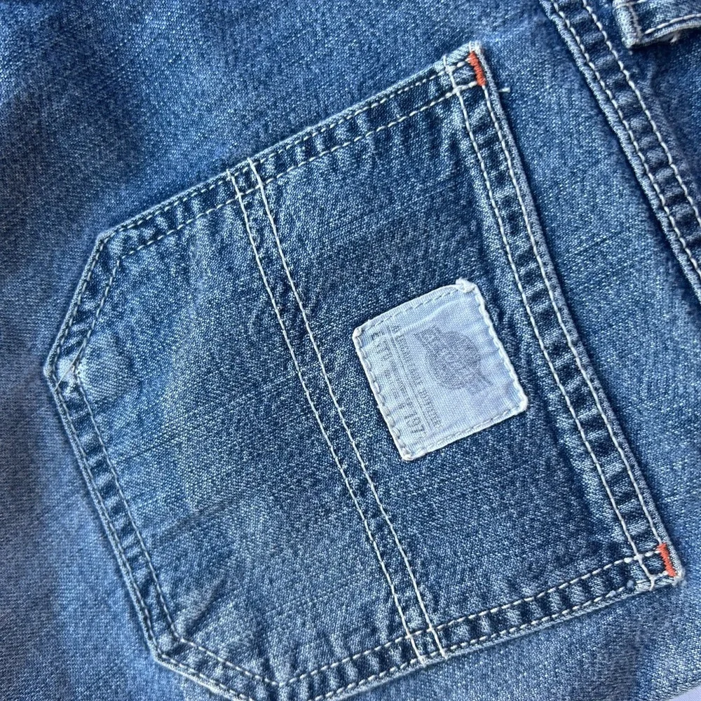 VINTAGE AE Supply Co. Made In The 90s Button Fly Denim Jean Shorts, Size 8/32